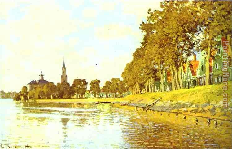 Zaandam painting - Claude Monet Zaandam art painting